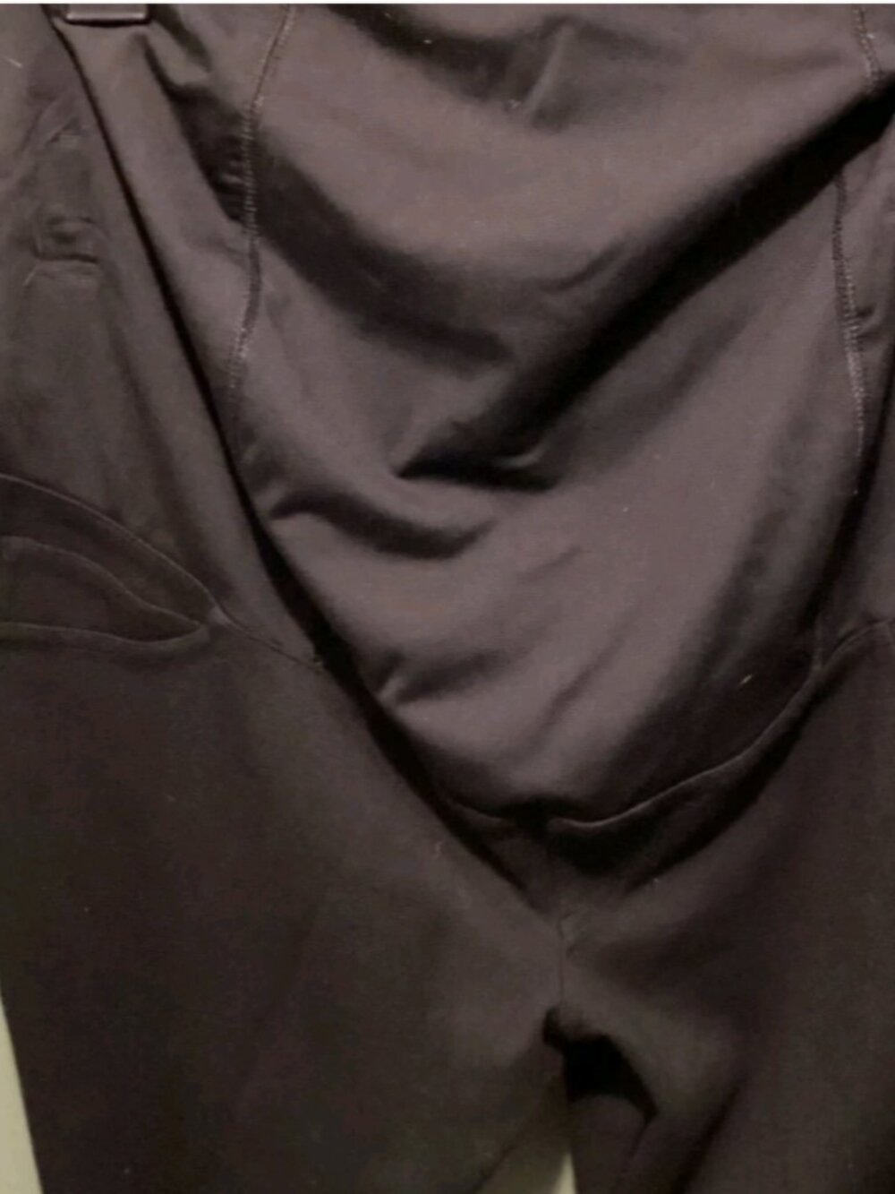 Isabel & Ingrid black stretchy versatile full panel maternity pants L